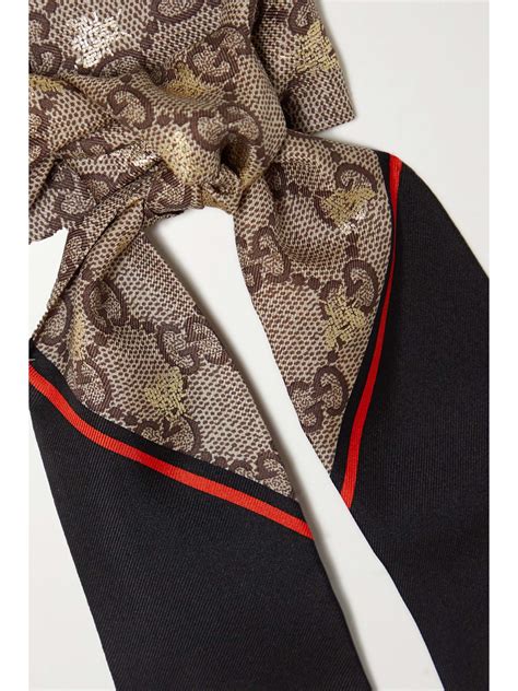 gucci twill|silk gucci scarf women.